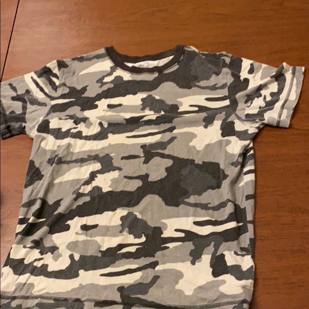 Kids camp pajama shirt